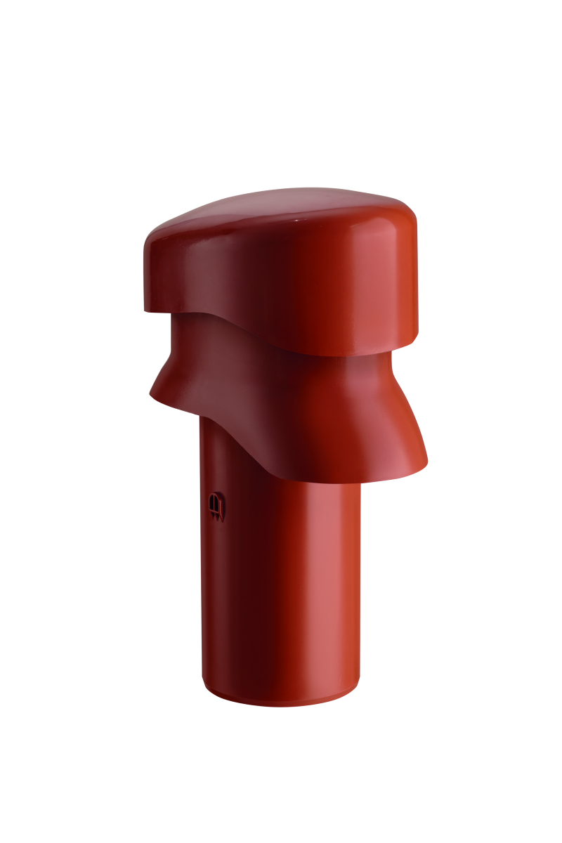 Entlüfterstutzen flach PVC