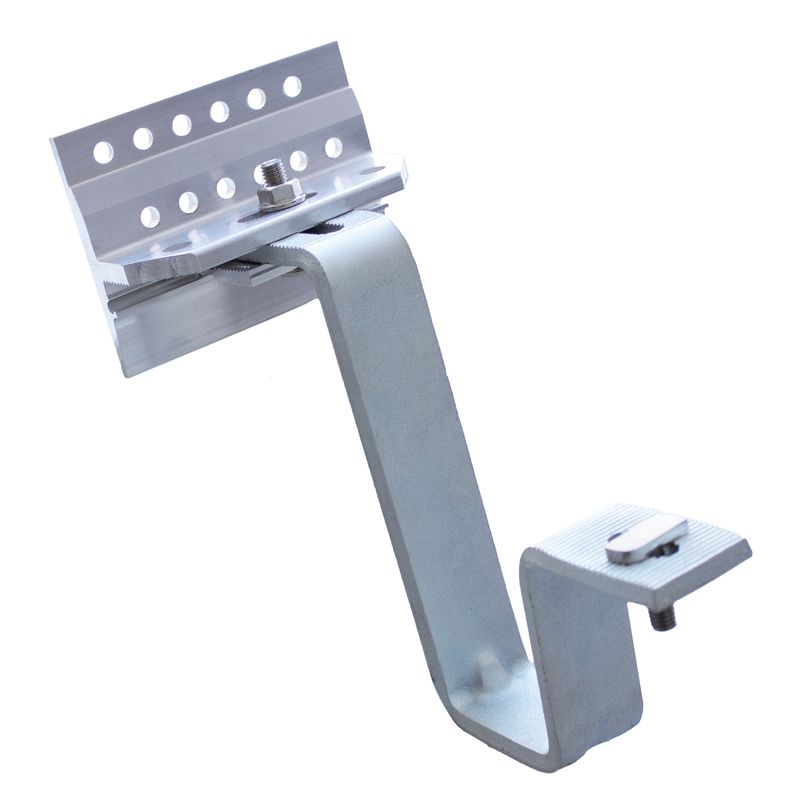 Solarhalter Stahl 8mm