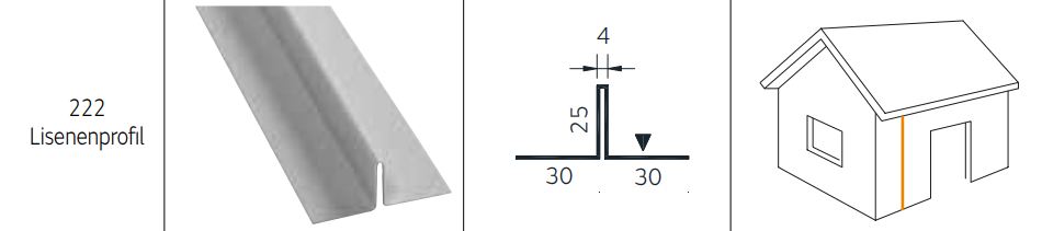 Lisenenprofil Alu
