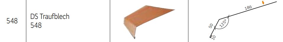 Traufblech
