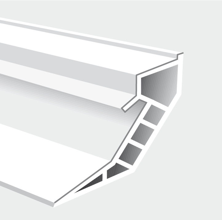 essertop Aufsetzkranz PVC