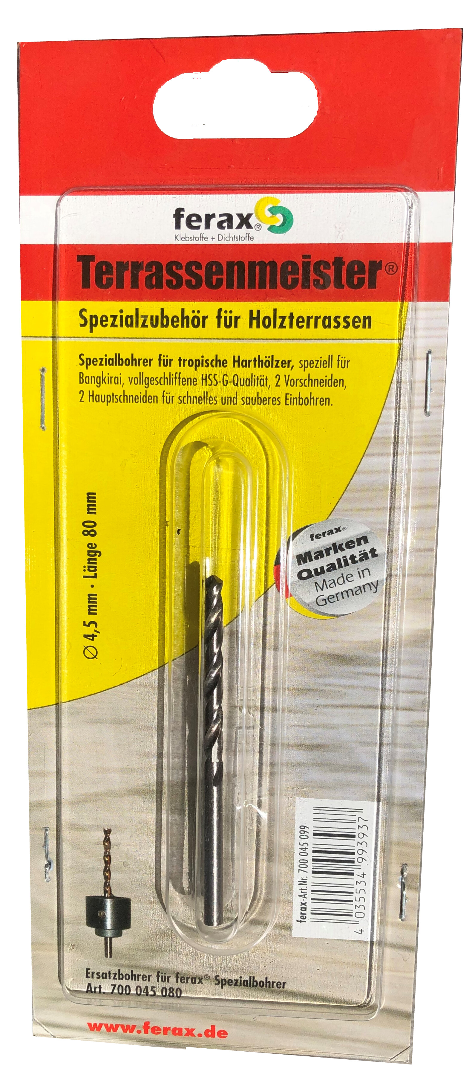 Ersatzbohrer
