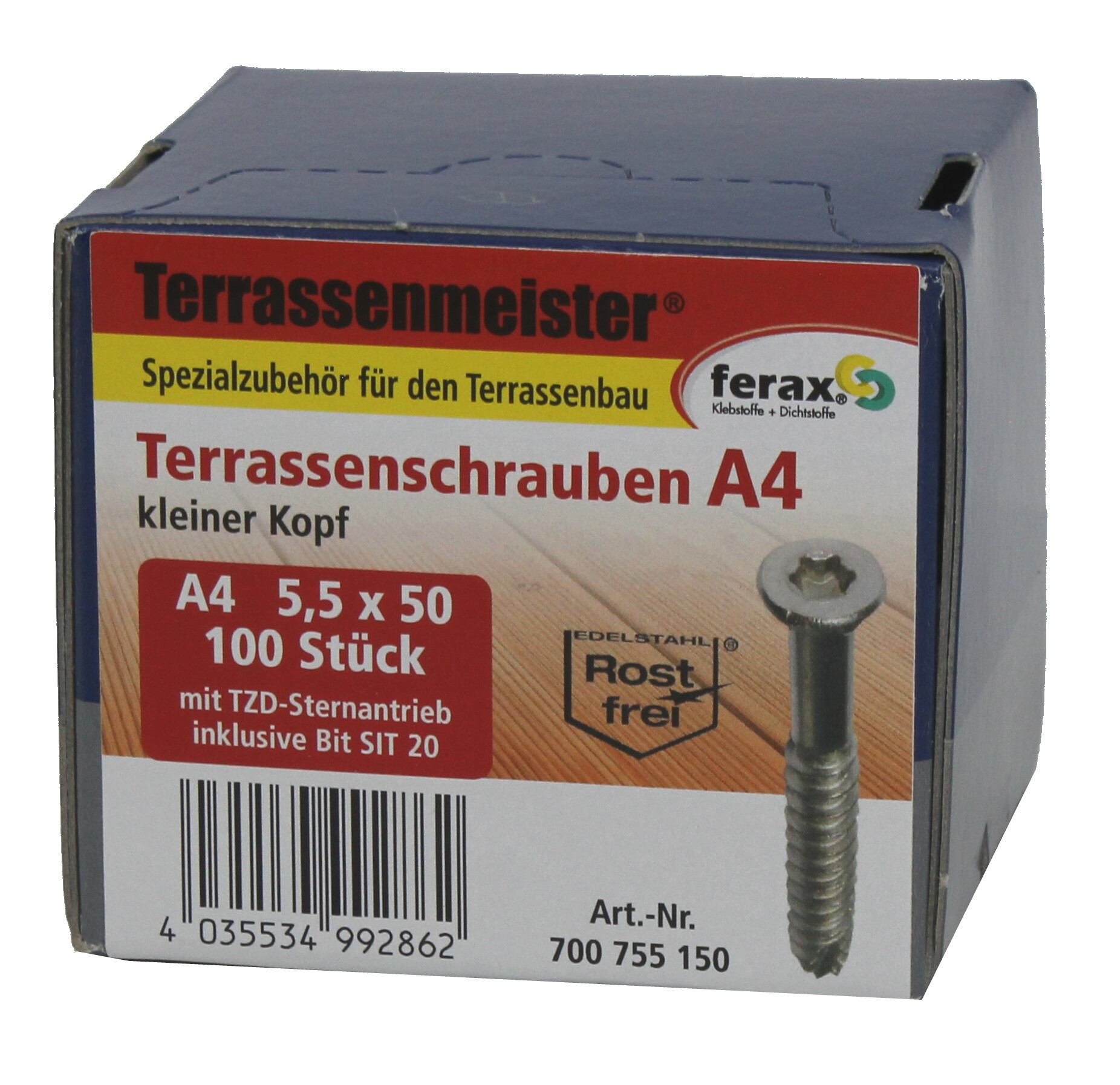 Terrassenschraube