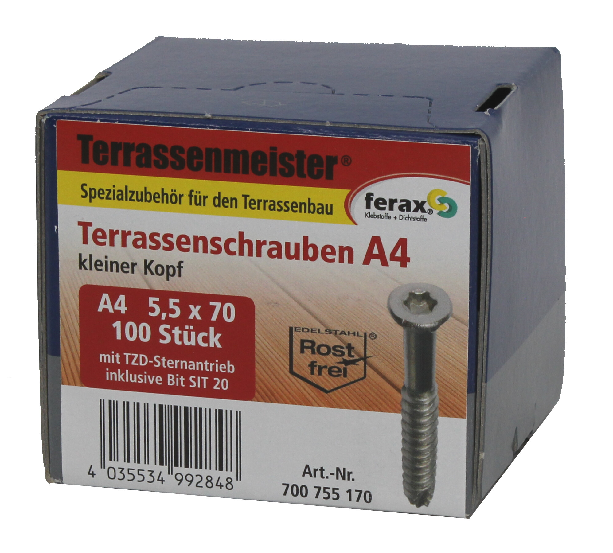 Terrassenschraube