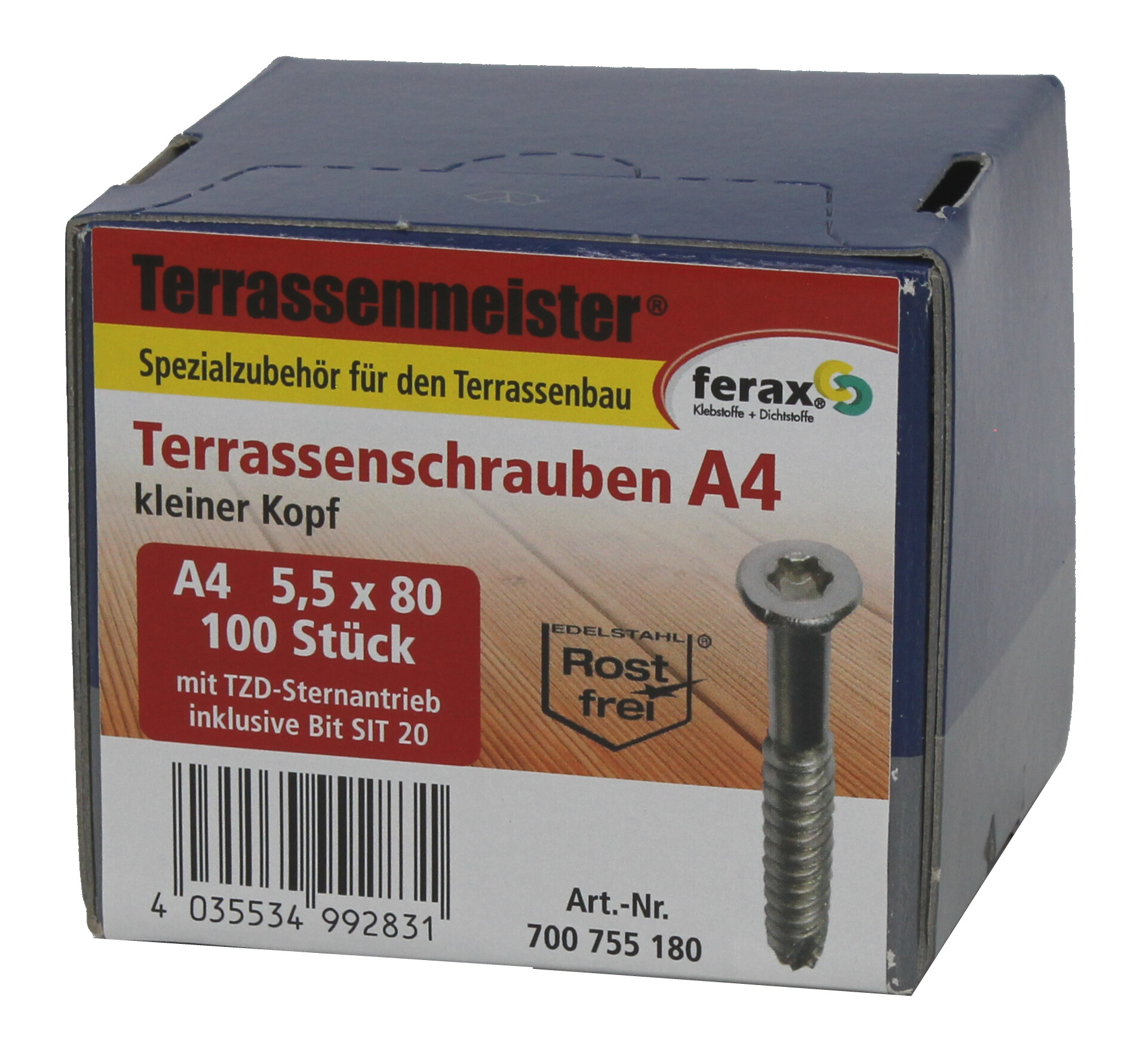 Terrassenschraube