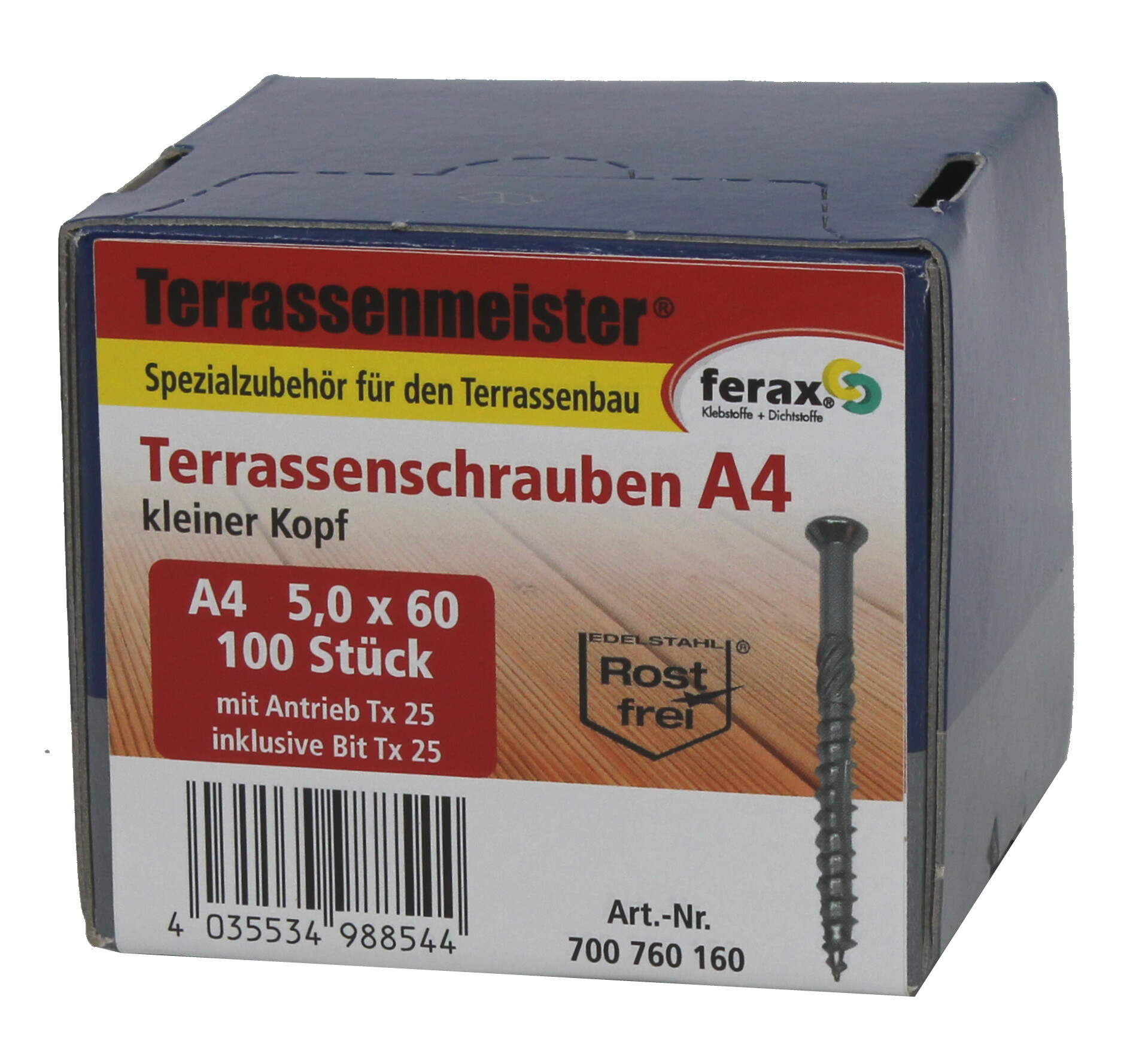 Terrassenschraube