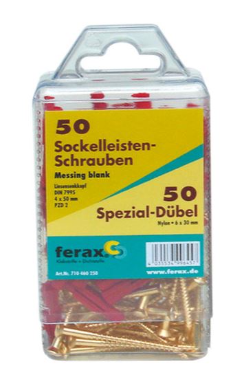 Sockelleisten-Schrauben-Set
