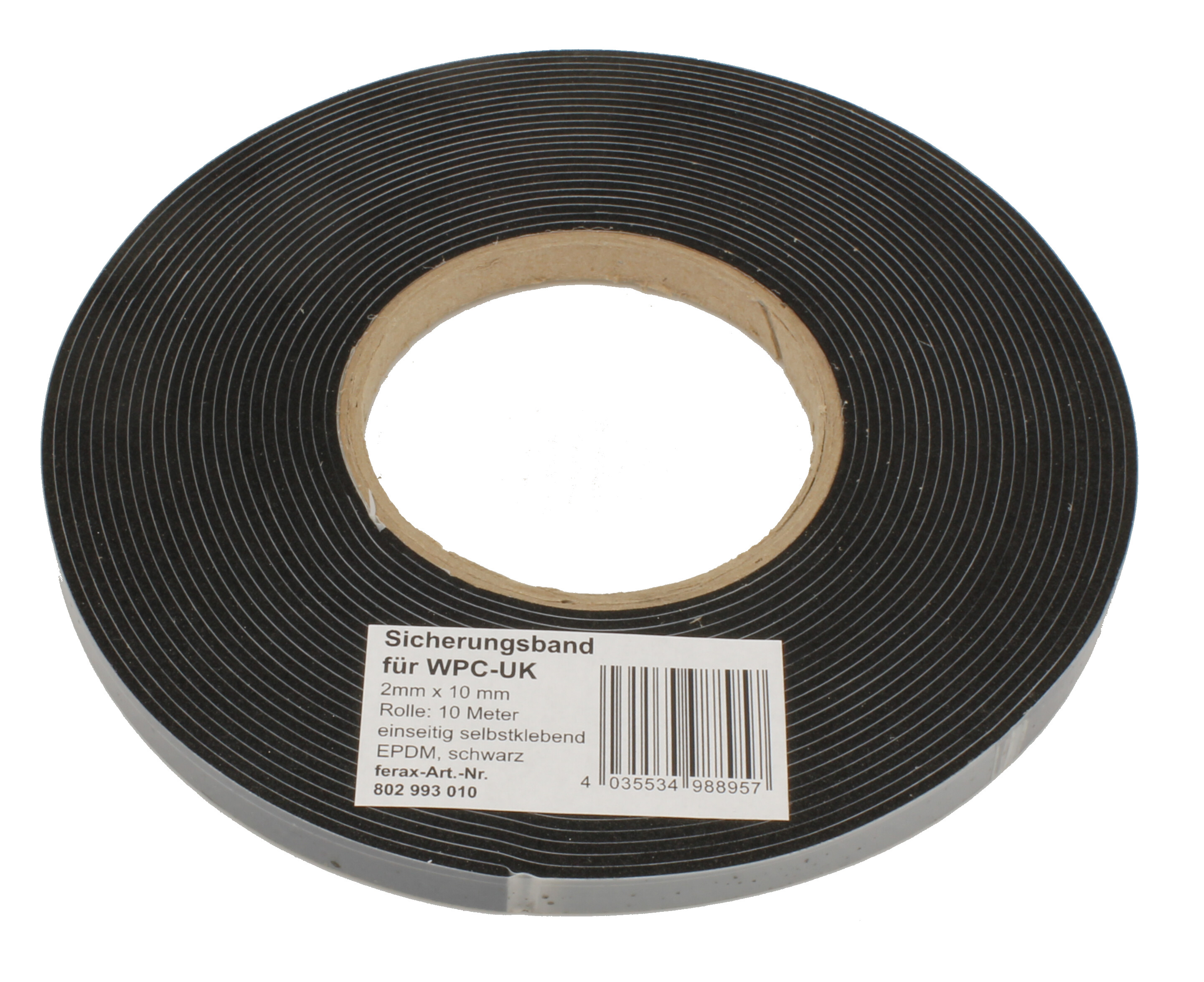 EPDM Sicherungsband f. WPC-UK