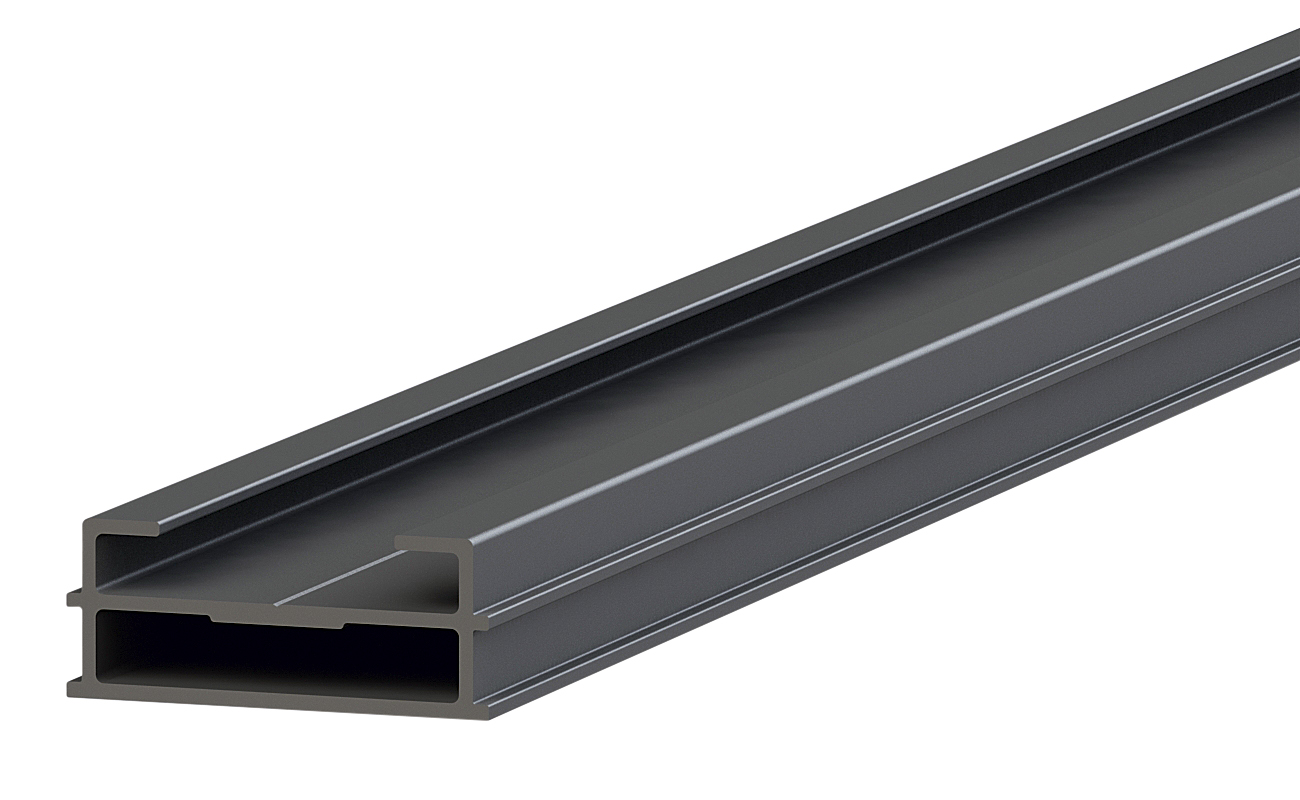 TUKON Alu-System Basis-Schiene flach