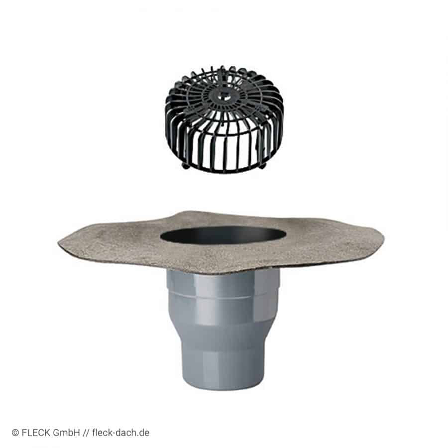 Flachdach-Gully