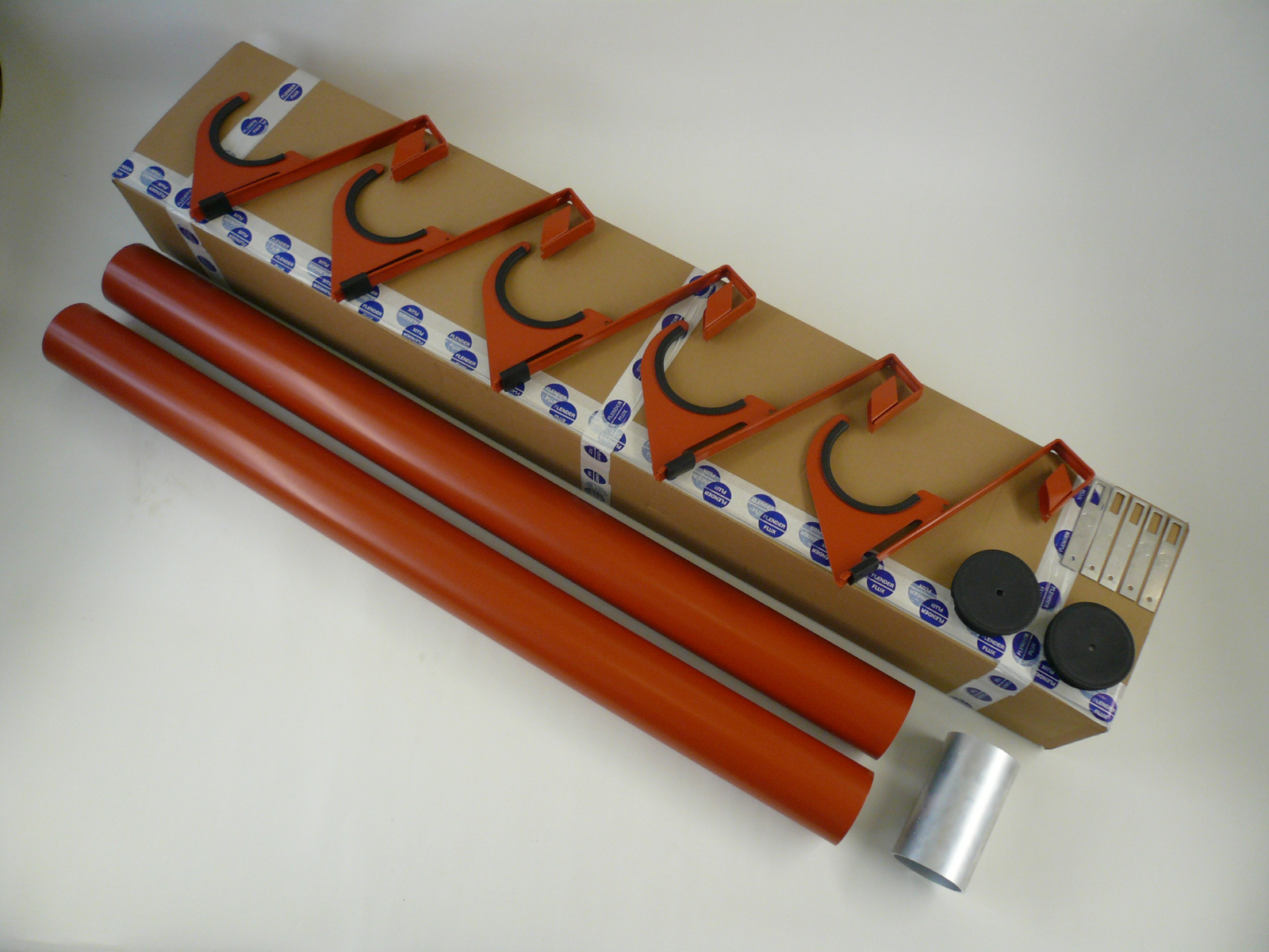 Schneefangrohr 120mm Komplettset