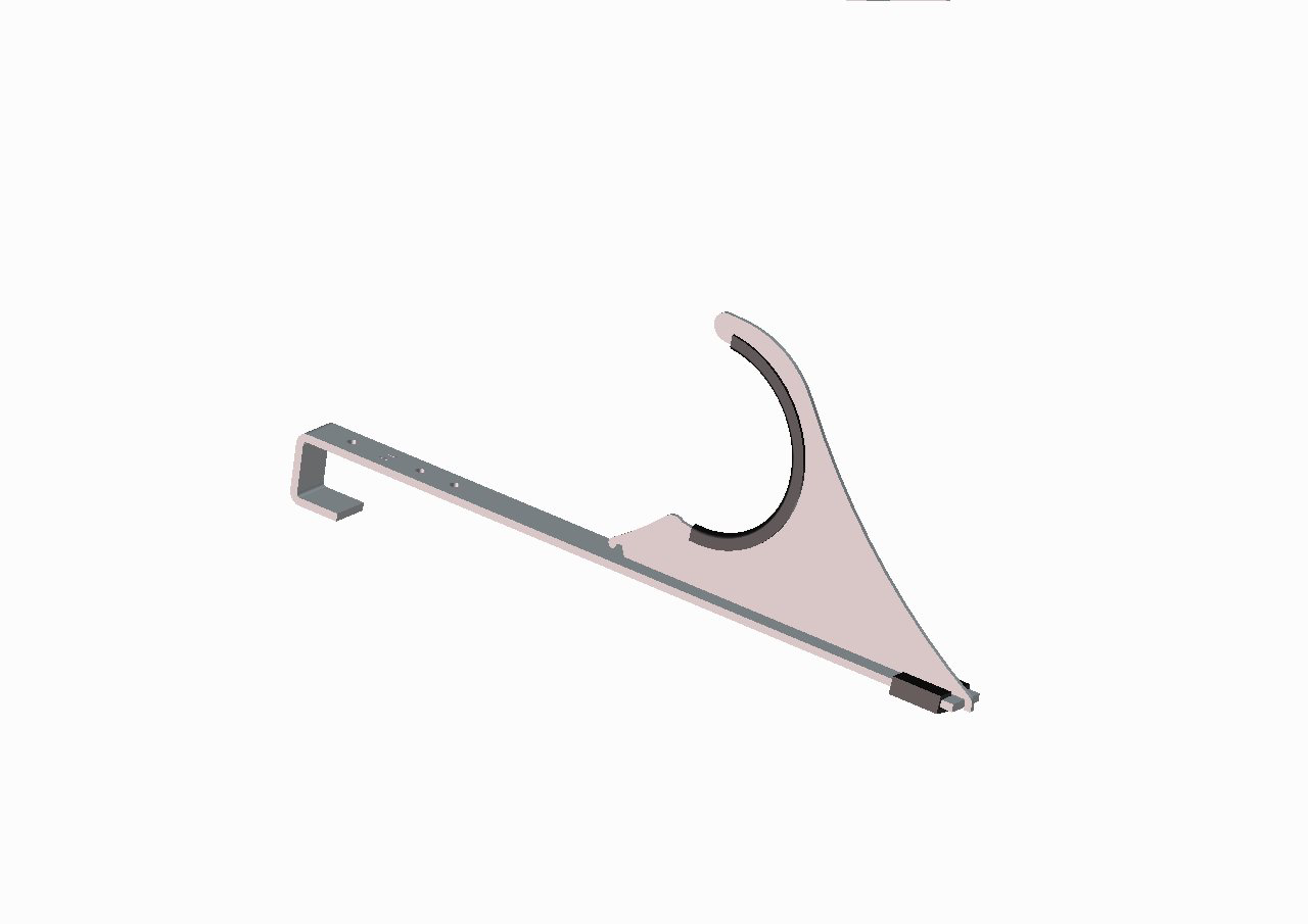 Schneefang-Rundholzhalter