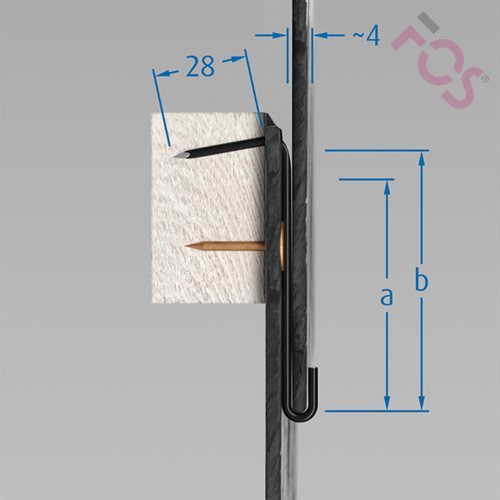 Platten-Einschlaghaken