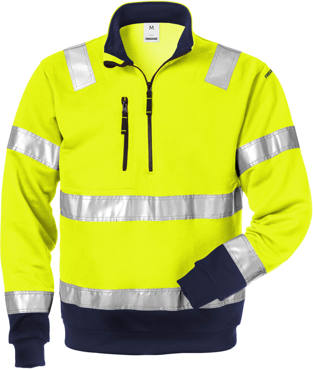 Hi-Vis Zipper-Sweatshirt