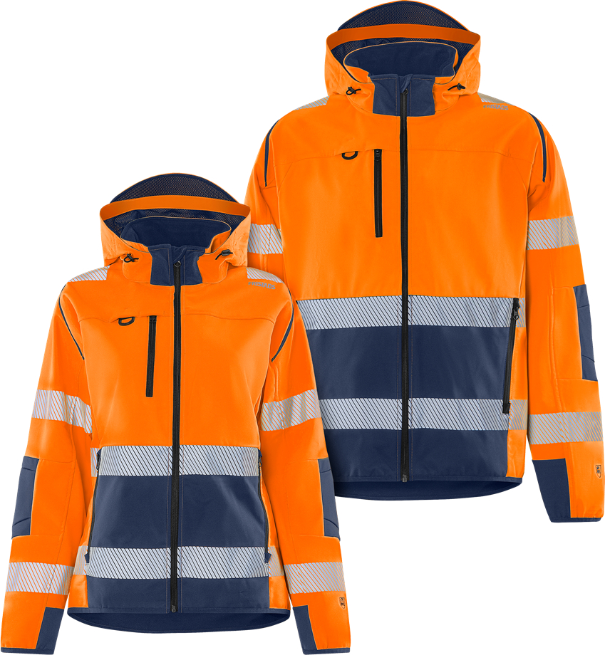 Hi-Vis Stretch-Softshelljacke