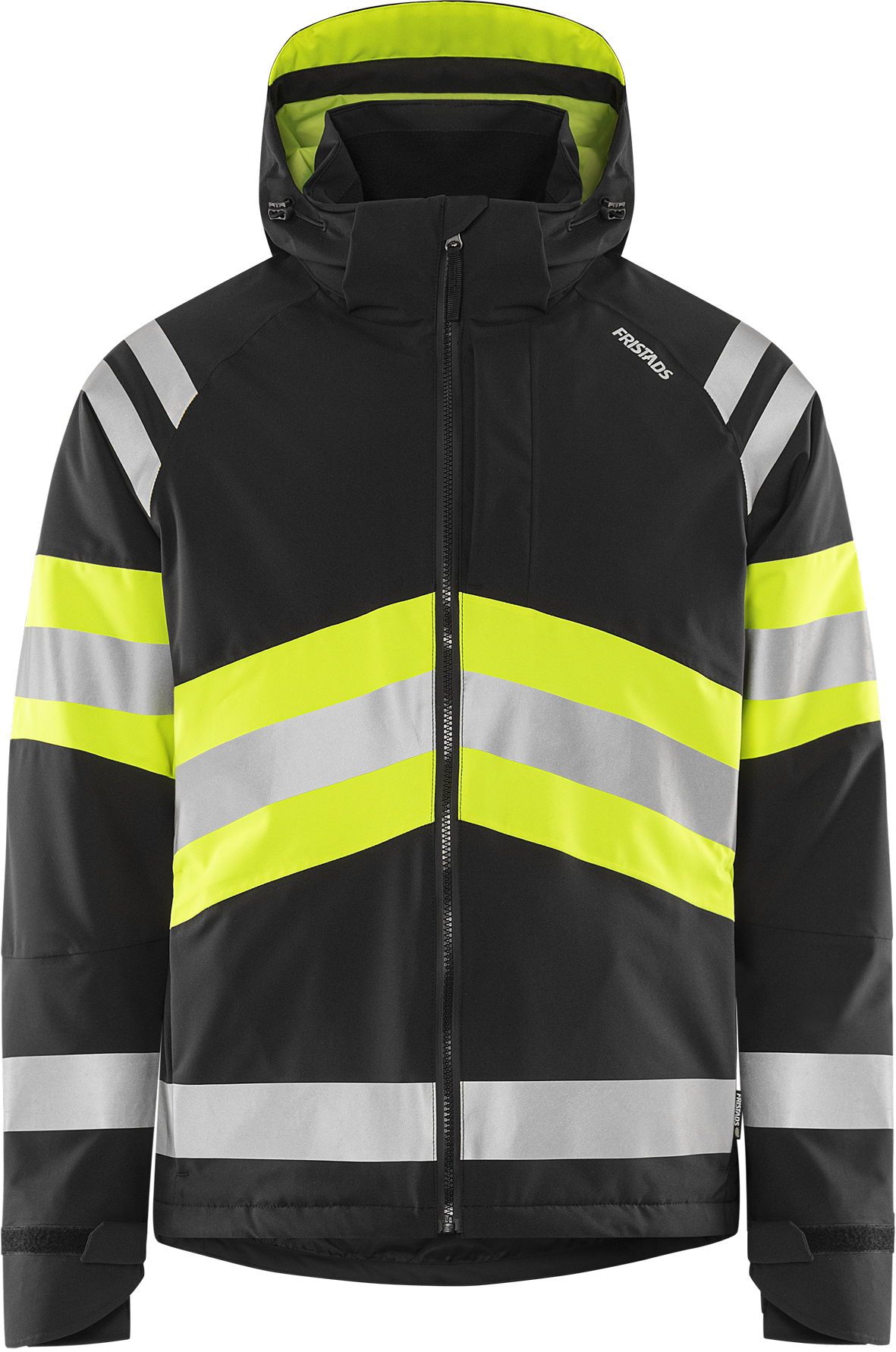 Hi-Vis Green Stretch-Winterjacke
