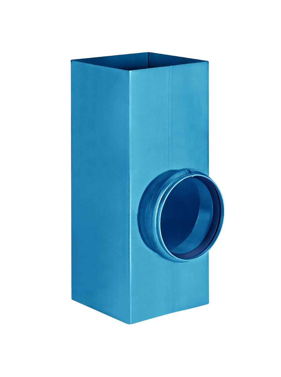 Balkonabzweig kastenform