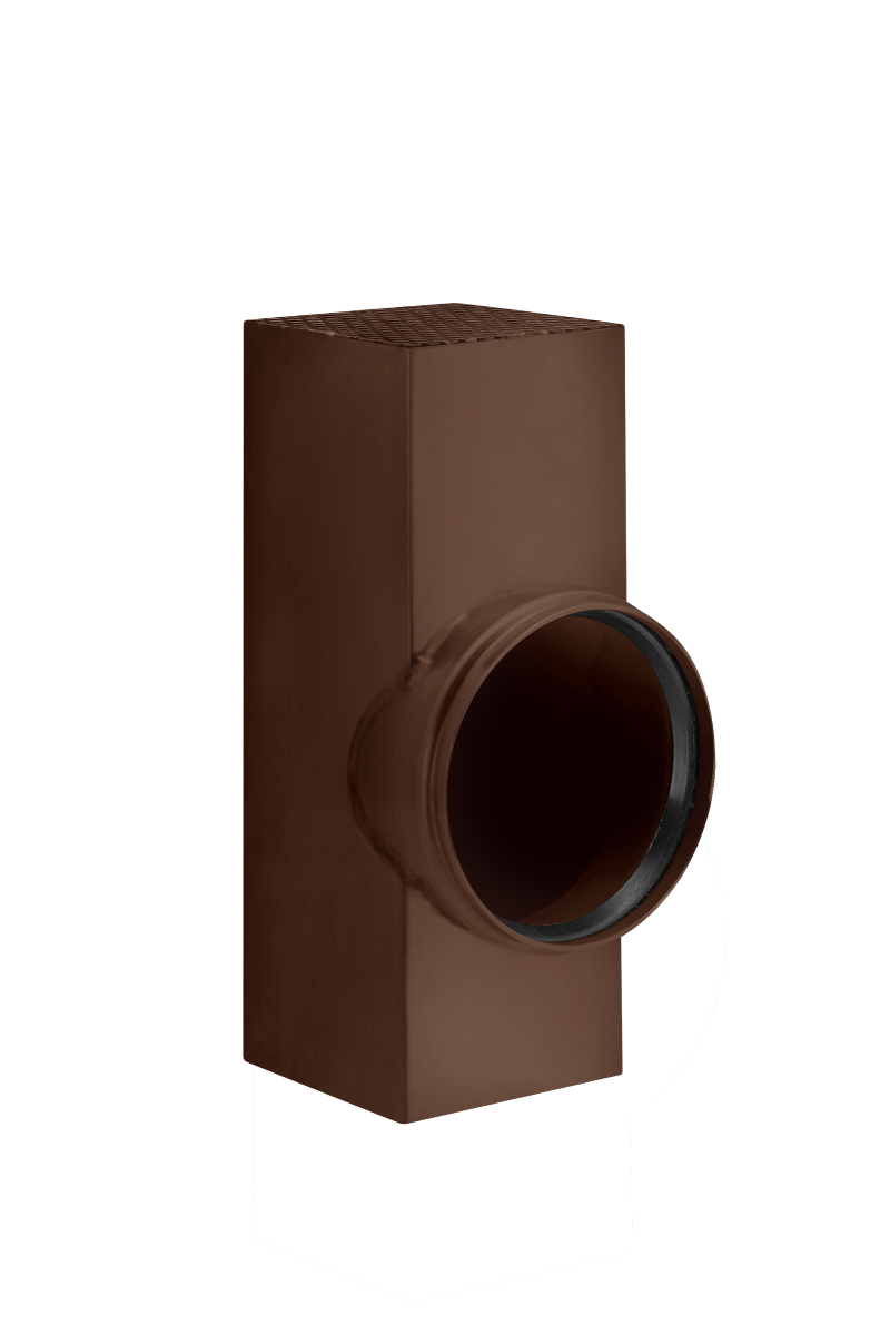 Flachdach-Abzweig kastenform