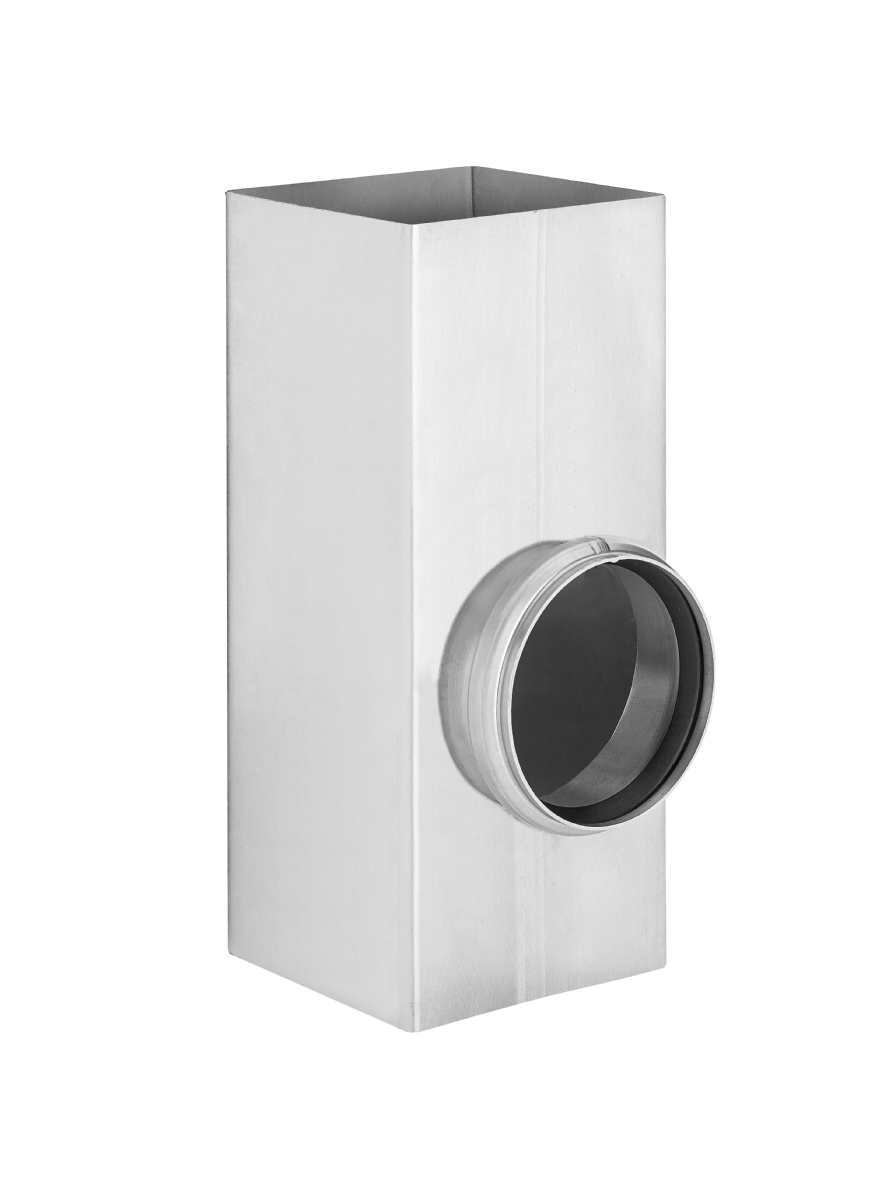 Balkonabzweig kastenform