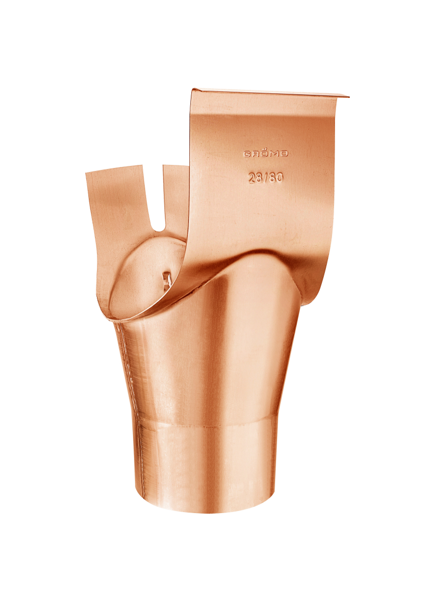 Dachrinnen-Schrägstutzen