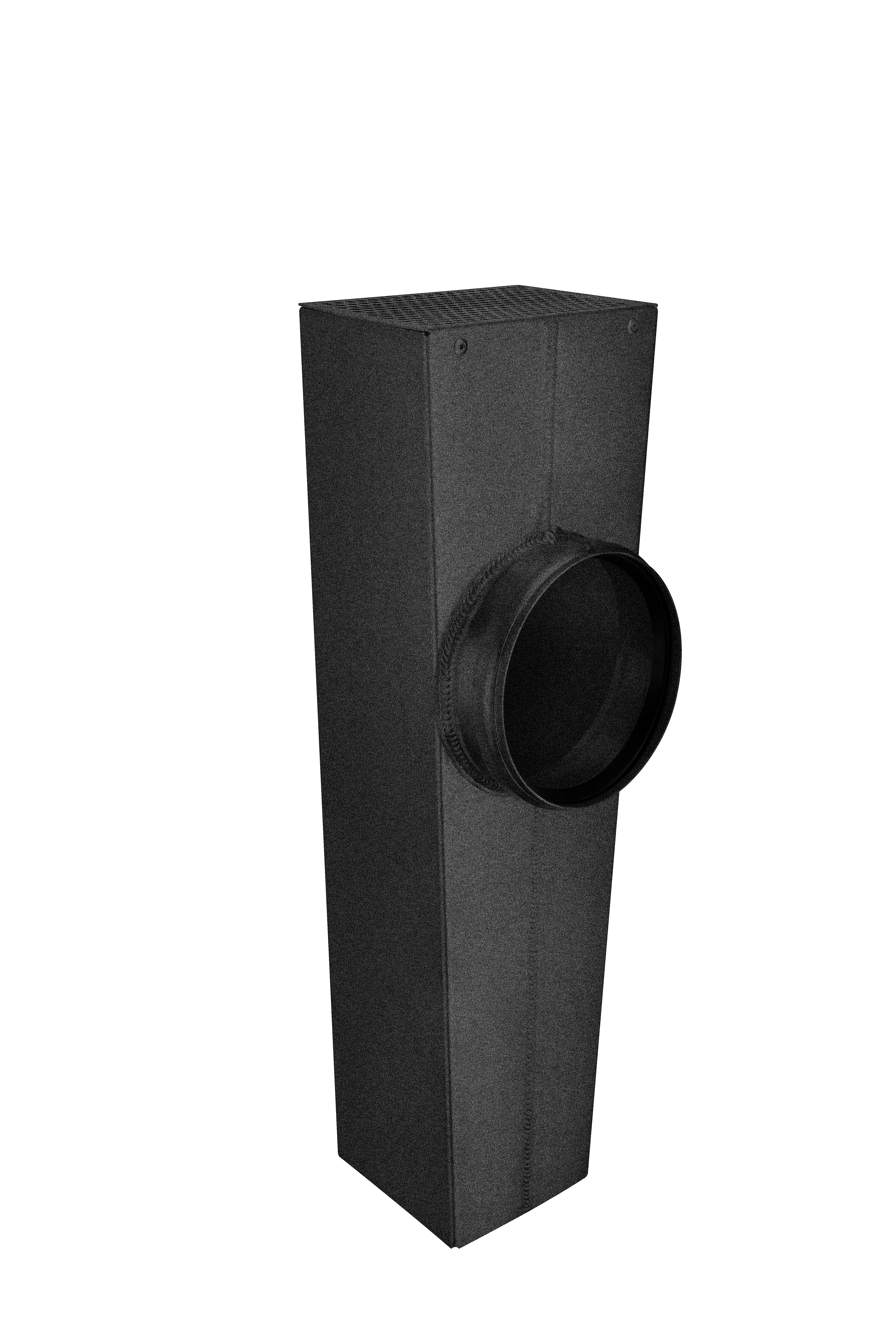 Flachdach-Abzweig kastenform