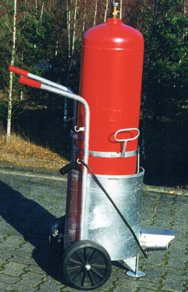 Anwärmgerät f. Propanflasche