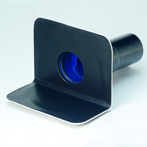 Attika-Balkonablauf als Notüberlauf