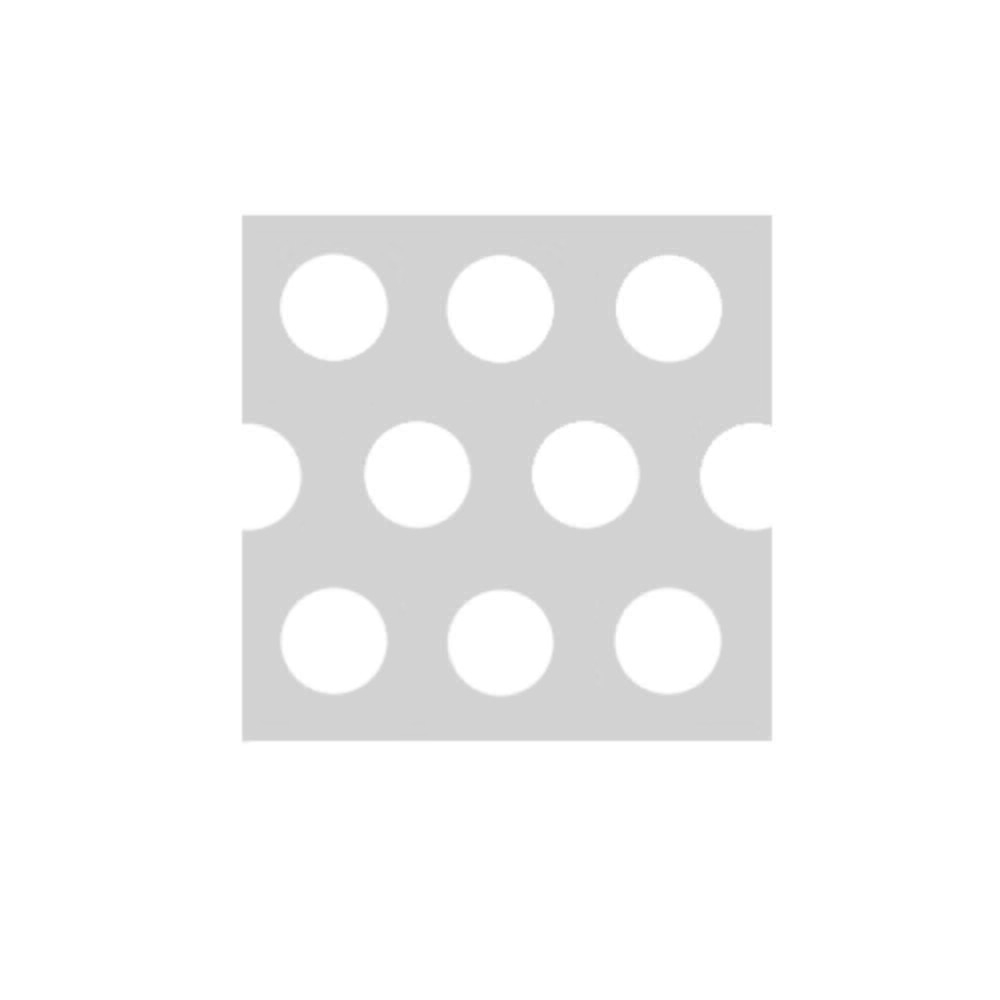 Kupfer-Tafel gelocht