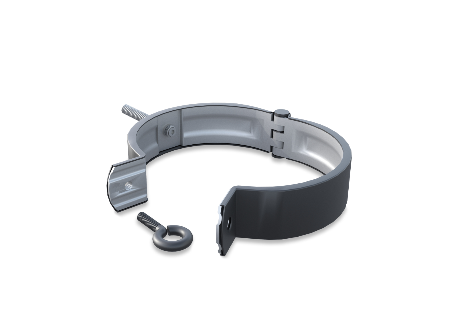 Fallrohrschelle rund