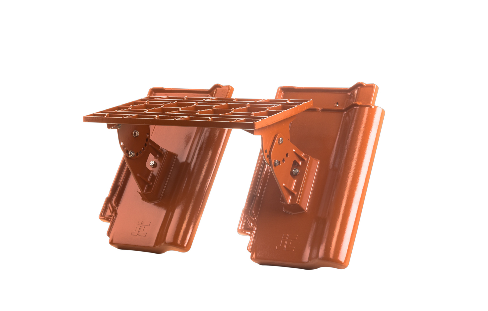 Kurzrost m. 2 Alu-Pf.