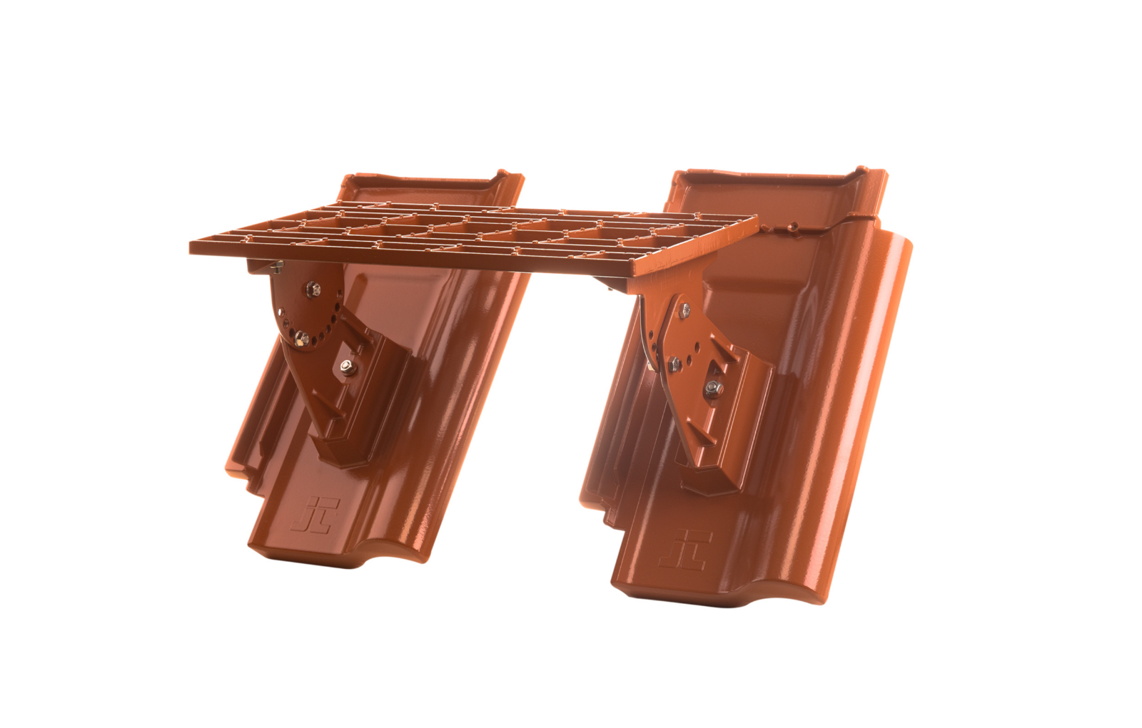 Kurzrost m. 2 Alu-Pf.