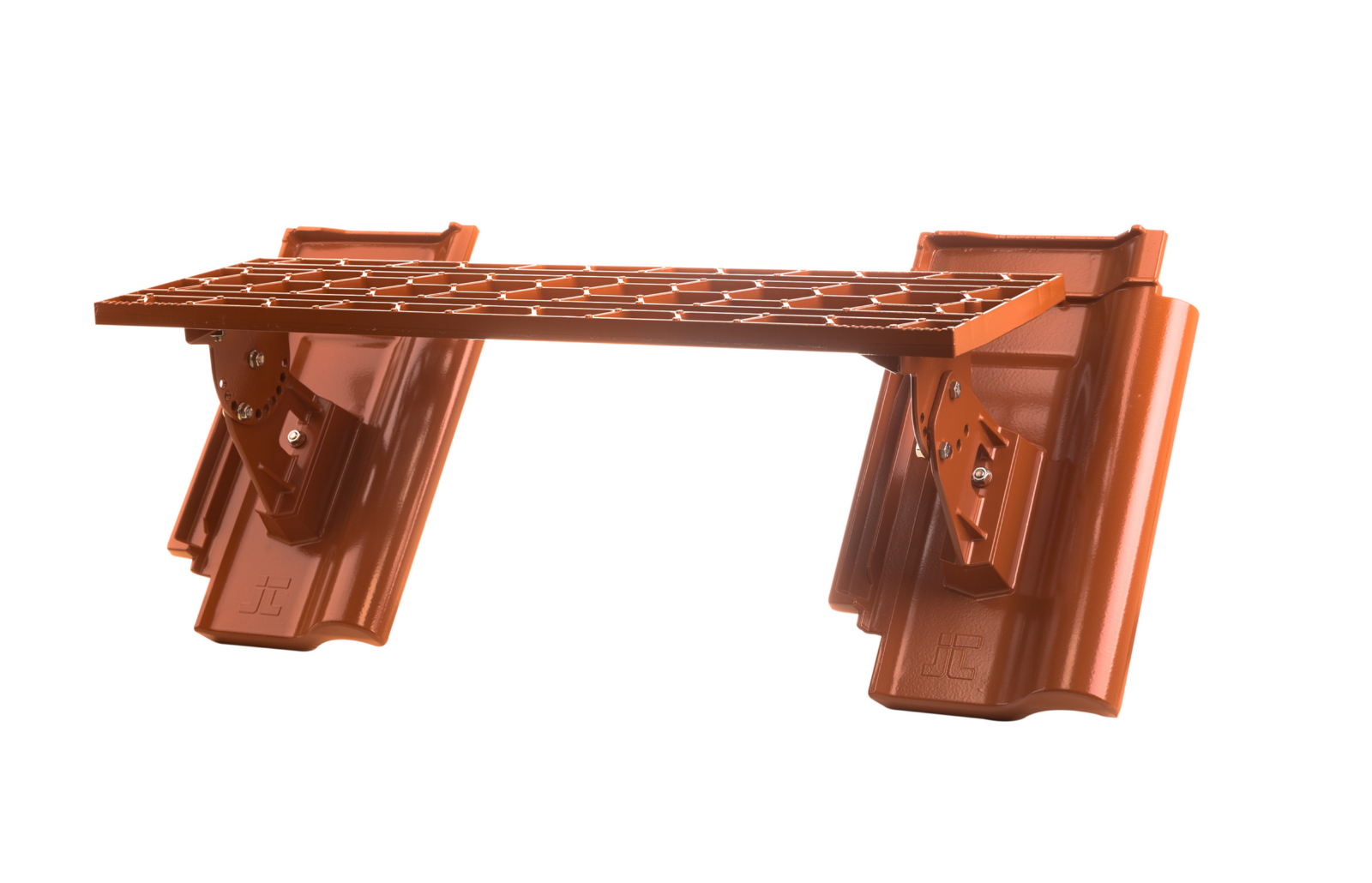 Langrost m. 2 Alu-Pf.