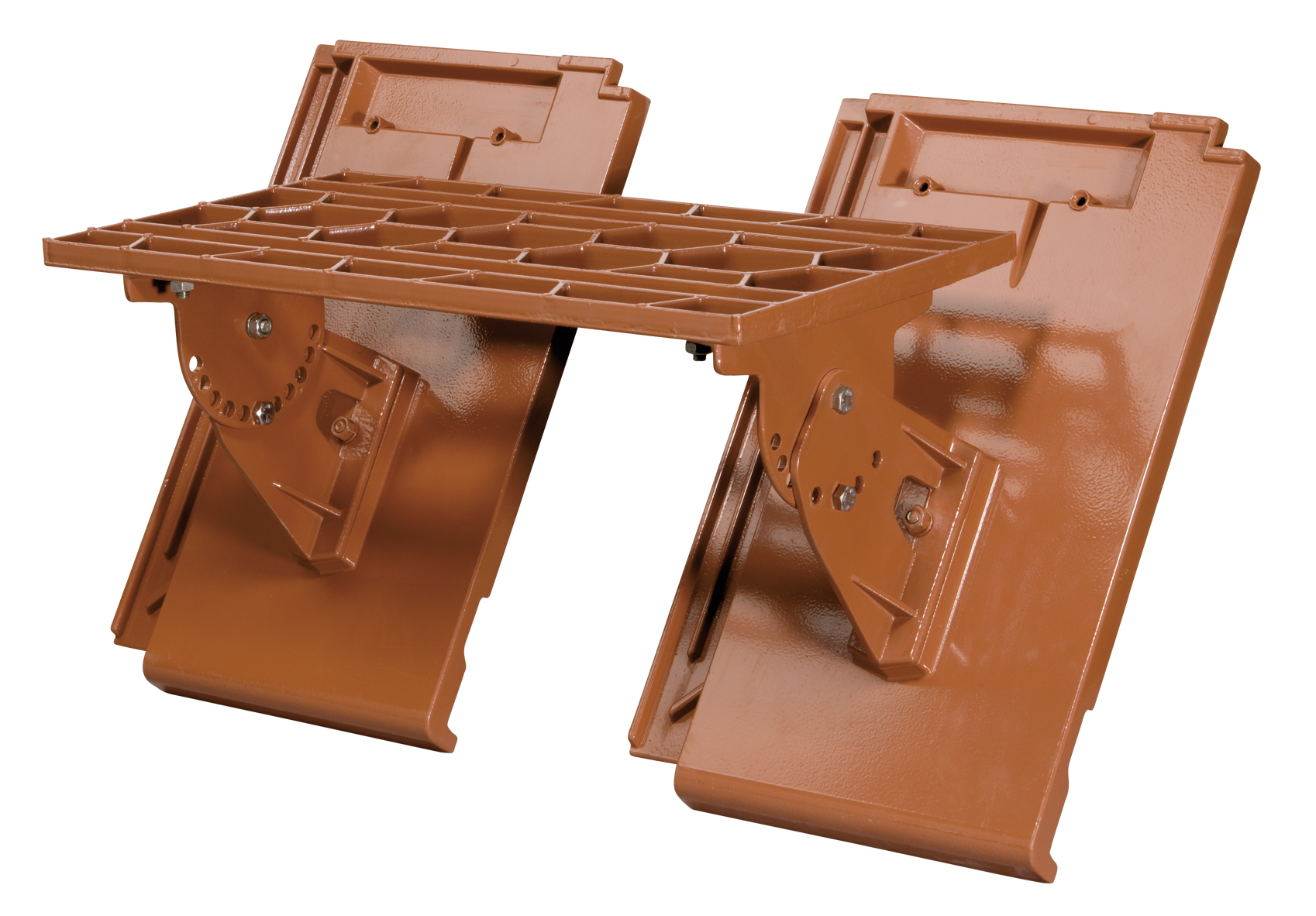 Kurzrost m. 2 Alu-Pf.