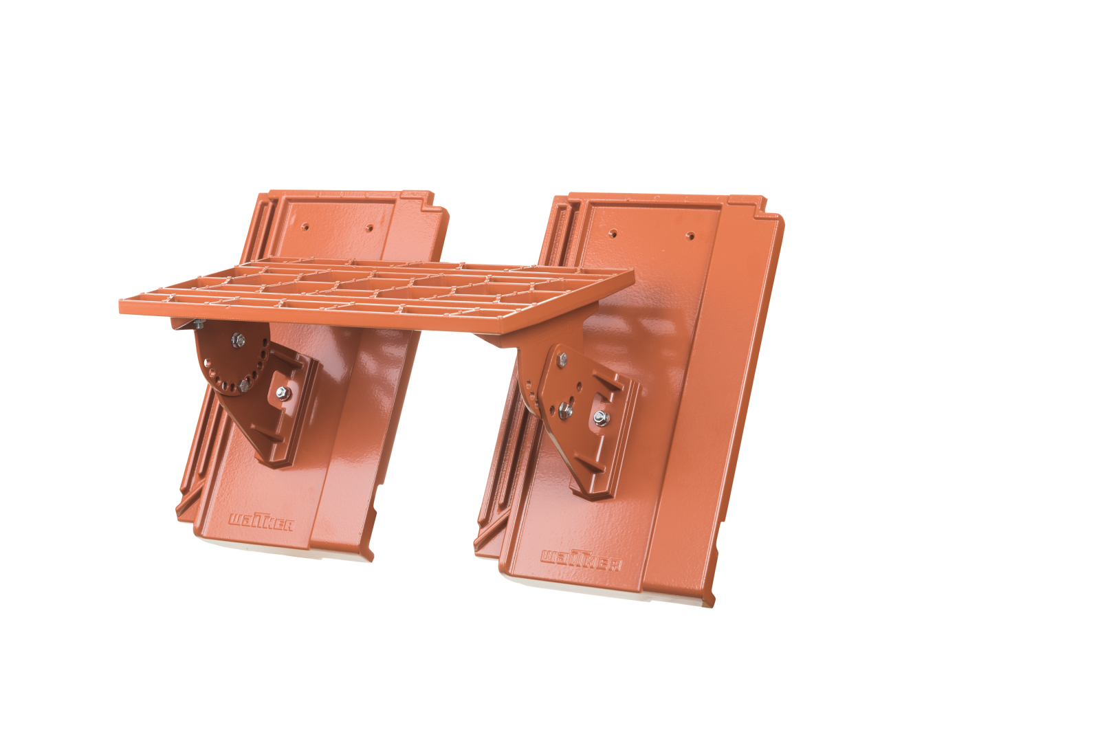 Kurzrost m. 2 Alu-Pf.