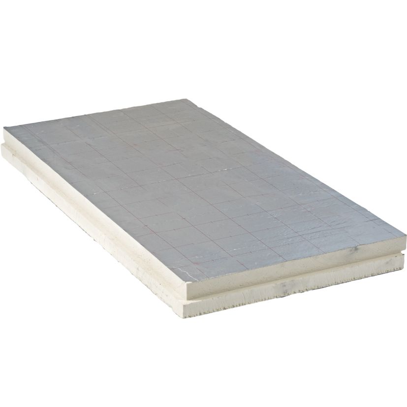 PIR-ALU Platte mit Falz