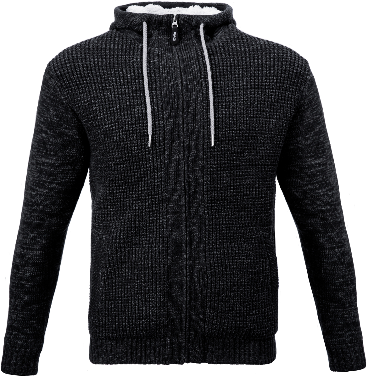 Hoodie-Strickjacke