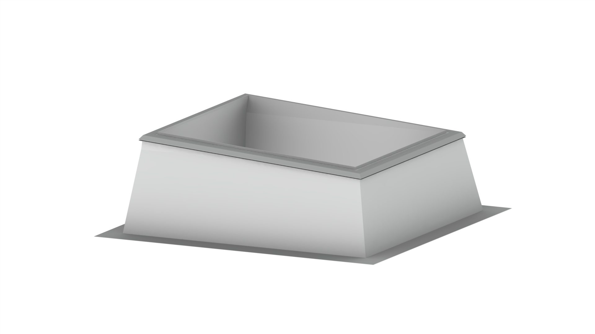 Aufsatzkranz GFK Passivhaus 5°