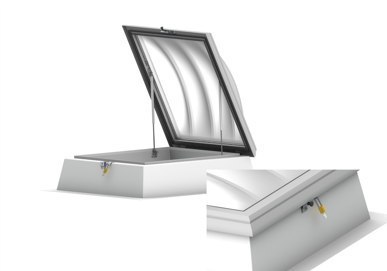 Zulage Einstieg m.Rastbolzen