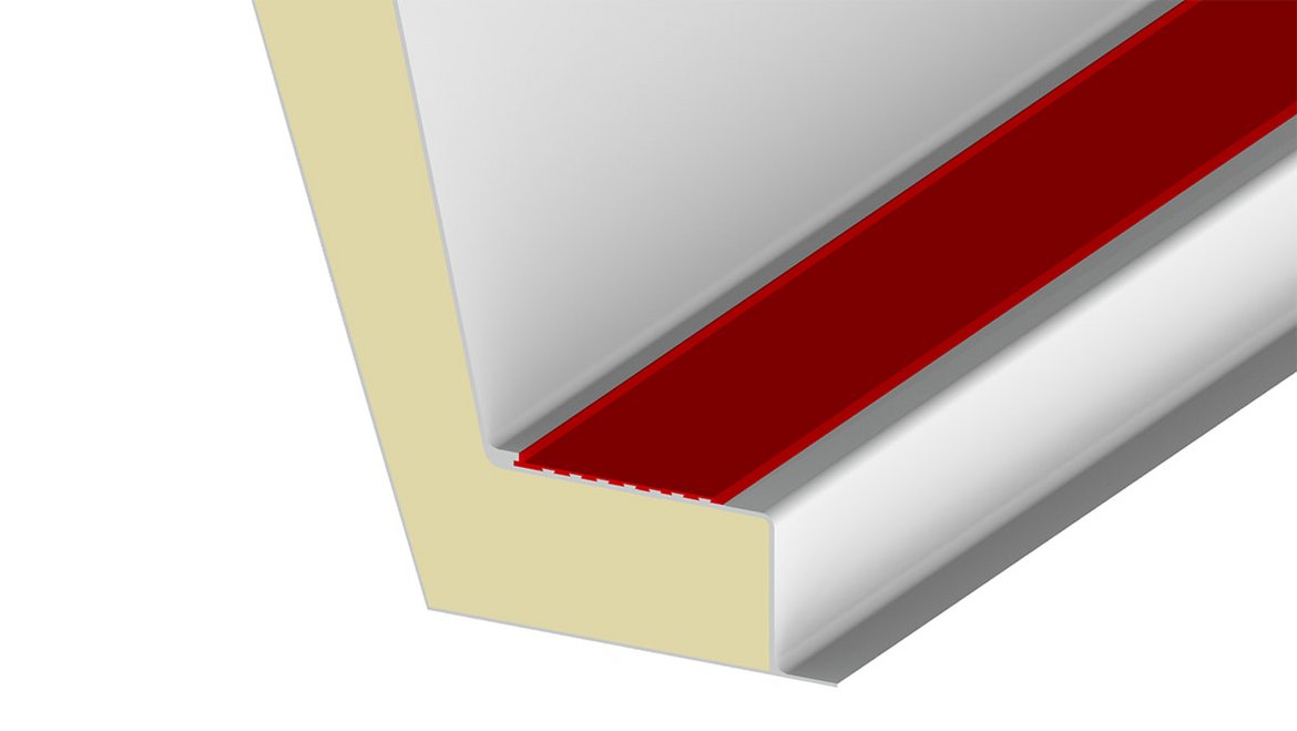 Zulage Anschlussschiene PVC