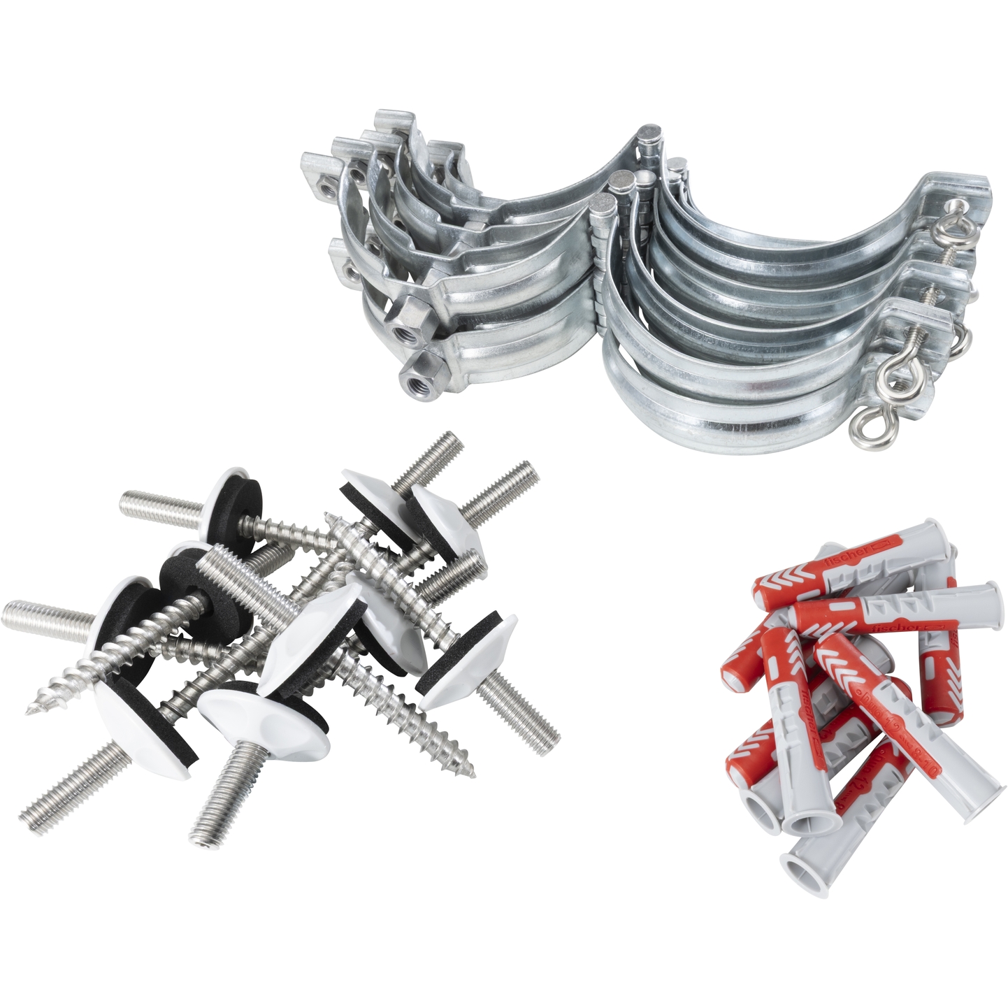 Fallrohrschellen-Bef.-Set RBS M10