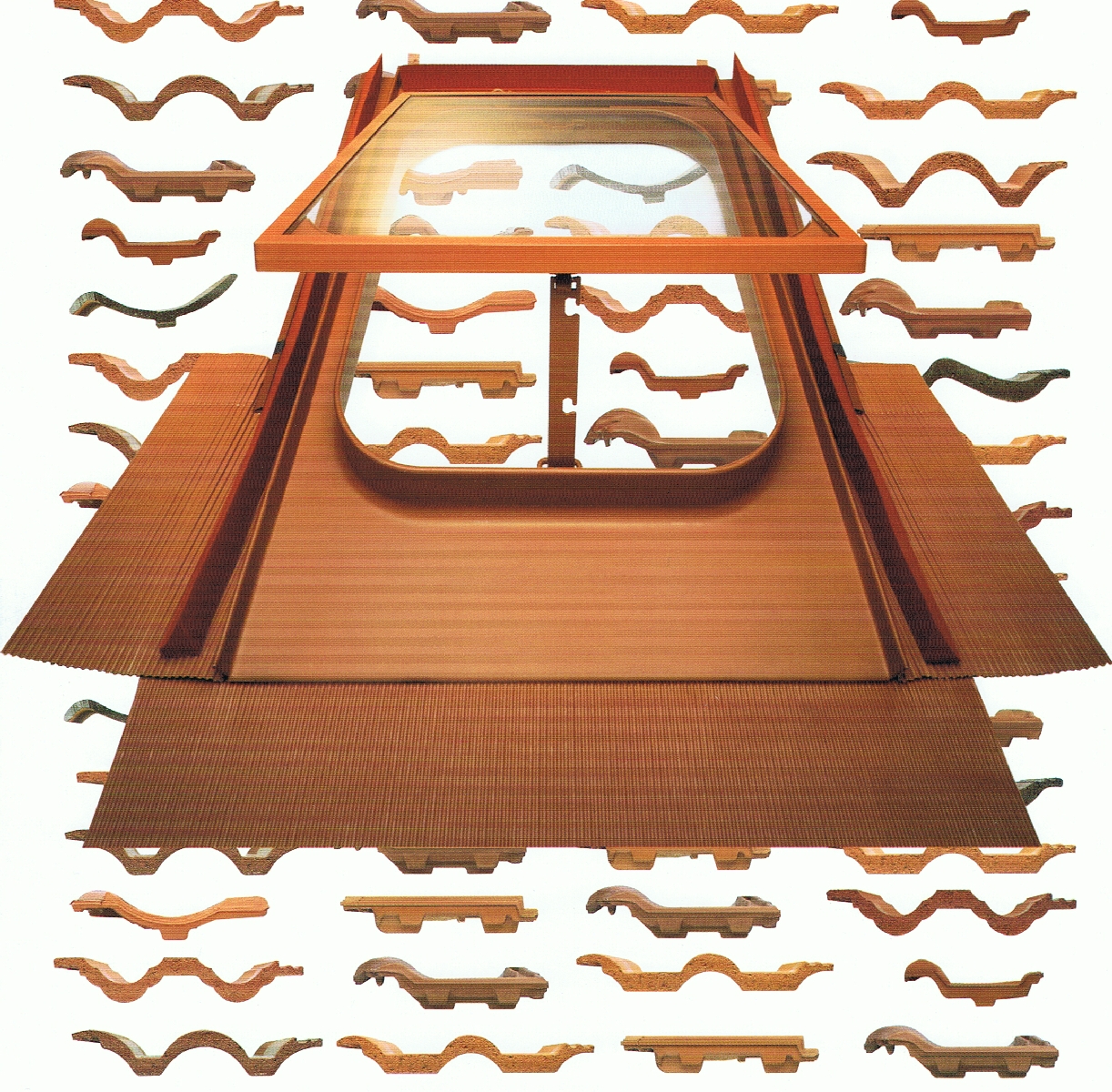 ESG-Alldachfenster m. Blei