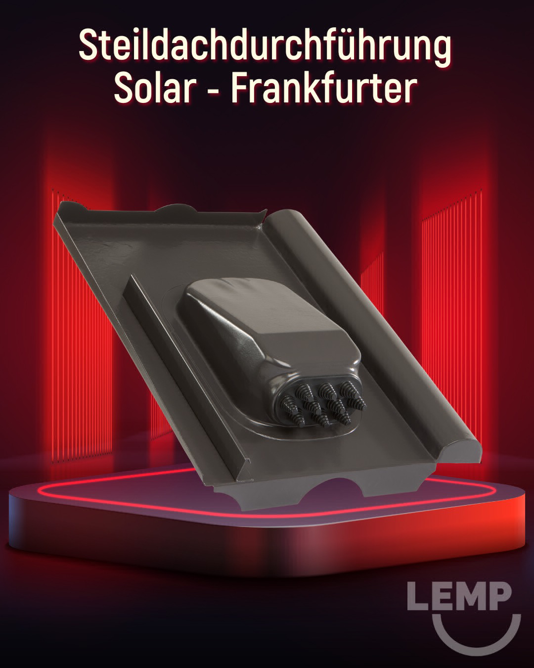 Solar-Steildachdurchführung