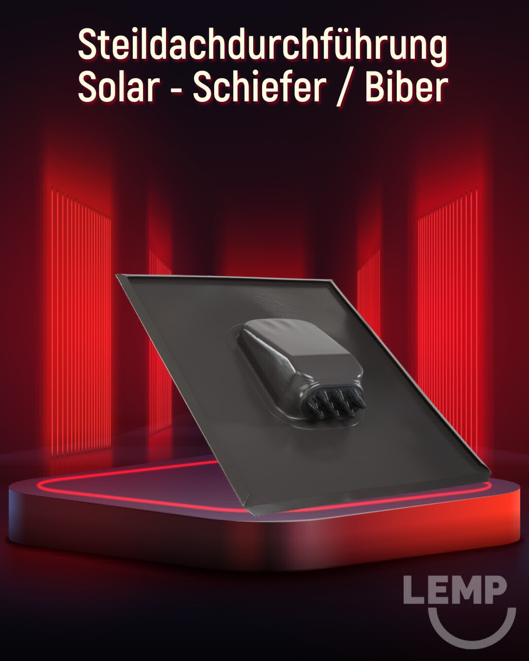 Solar-Steildachdurchführung