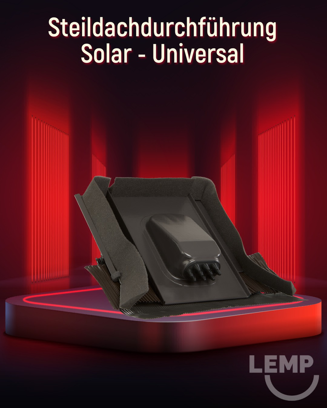 Solar-Steildachdurchführung