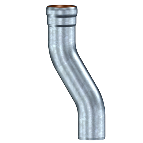 Etagenbogen m.Steckm.