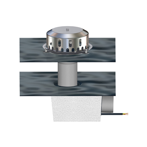 Ablauf seitl. heizb.