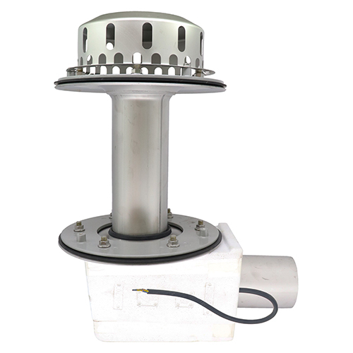 Ablauf seitl. heizb.