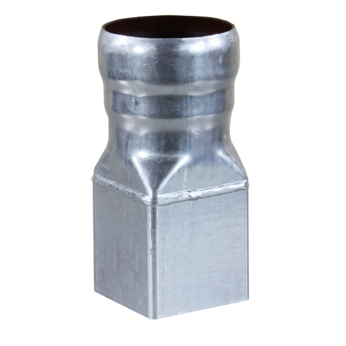 Rund-/Kastenrohr Übergang