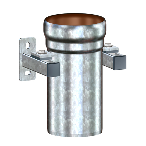 Fallrohrstütze m.Bef.-Kons.