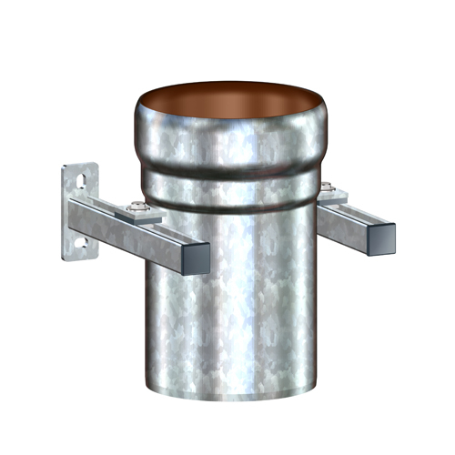 Fallrohrstütze m.Bef.-Kons.